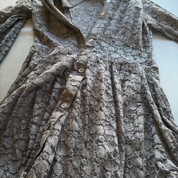 Guess Black Open Knit Mesh Top |Shirt Size M - Picture 9 of 9